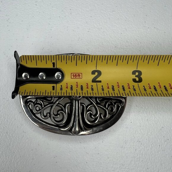 Authentic Chrome Hearts Oval Belt Buckle Polished 925 silver - Picture 4 of 5